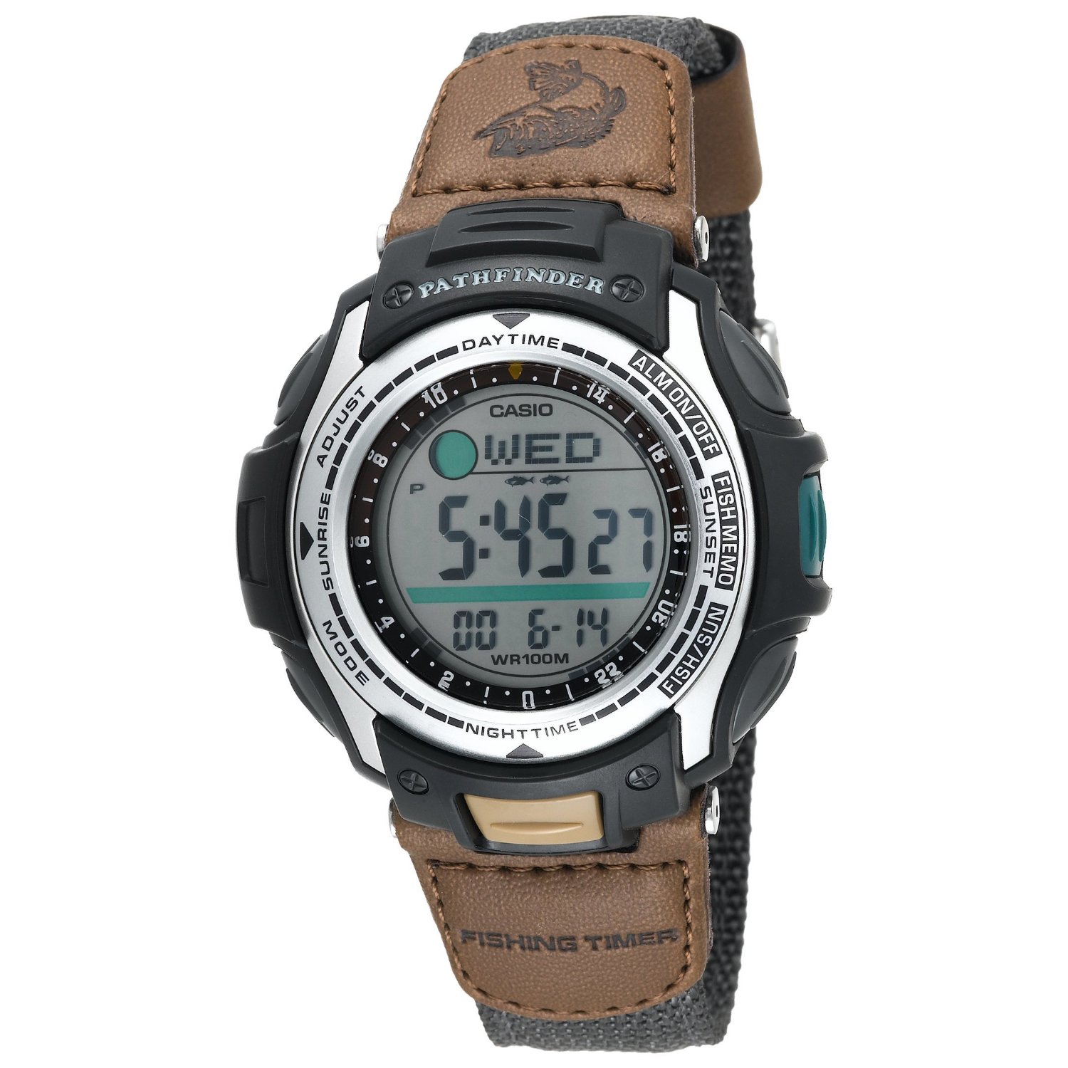 Casio Menâ€™s Pathfinder PAS400B-5V Forester Fishing Moon Phase Watch.
